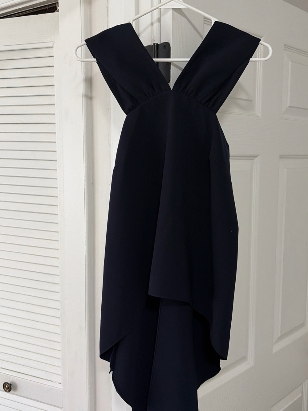 Sachin + Babi Navy High-Low Blouse